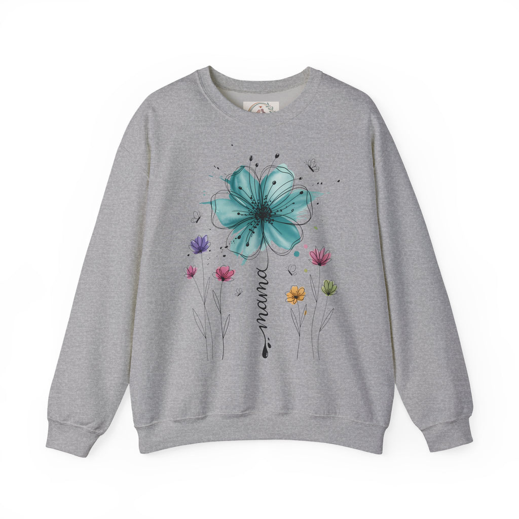 Mama Flower – Zarter Blumen-Sweater für besondere Mamas