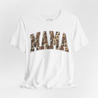 Mama T-Shirt mit Leo-Look und Sternen | Statement Shirt für Mütter