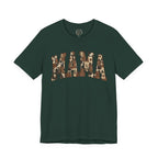 Mama T-Shirt mit Leo-Look und Sternen | Statement Shirt für Mütter