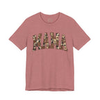 Mama T-Shirt mit Leo-Look und Sternen | Statement Shirt für Mütter
