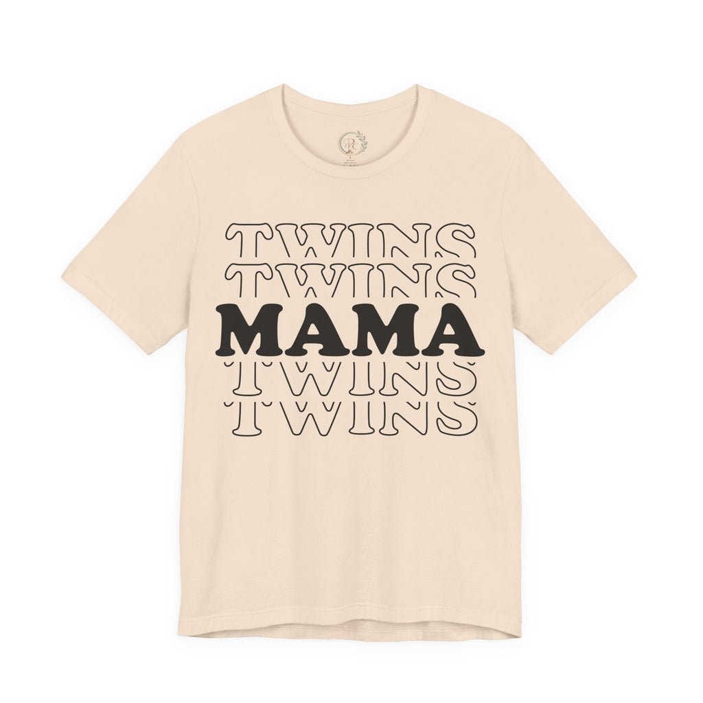 Twins Mama T-Shirt | Stylisches Shirt für Zwillingsmamas | Geschenk für Mama von Zwillingen