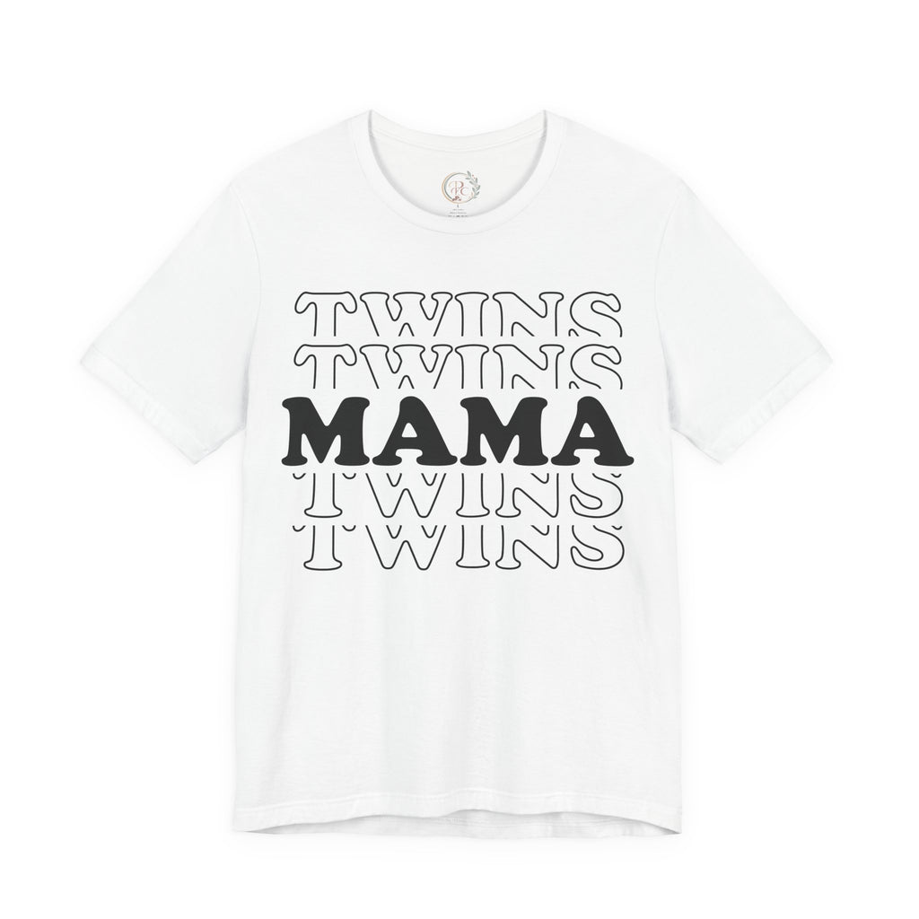 Twins Mama T-Shirt | Stylisches Shirt für Zwillingsmamas | Geschenk für Mama von Zwillingen