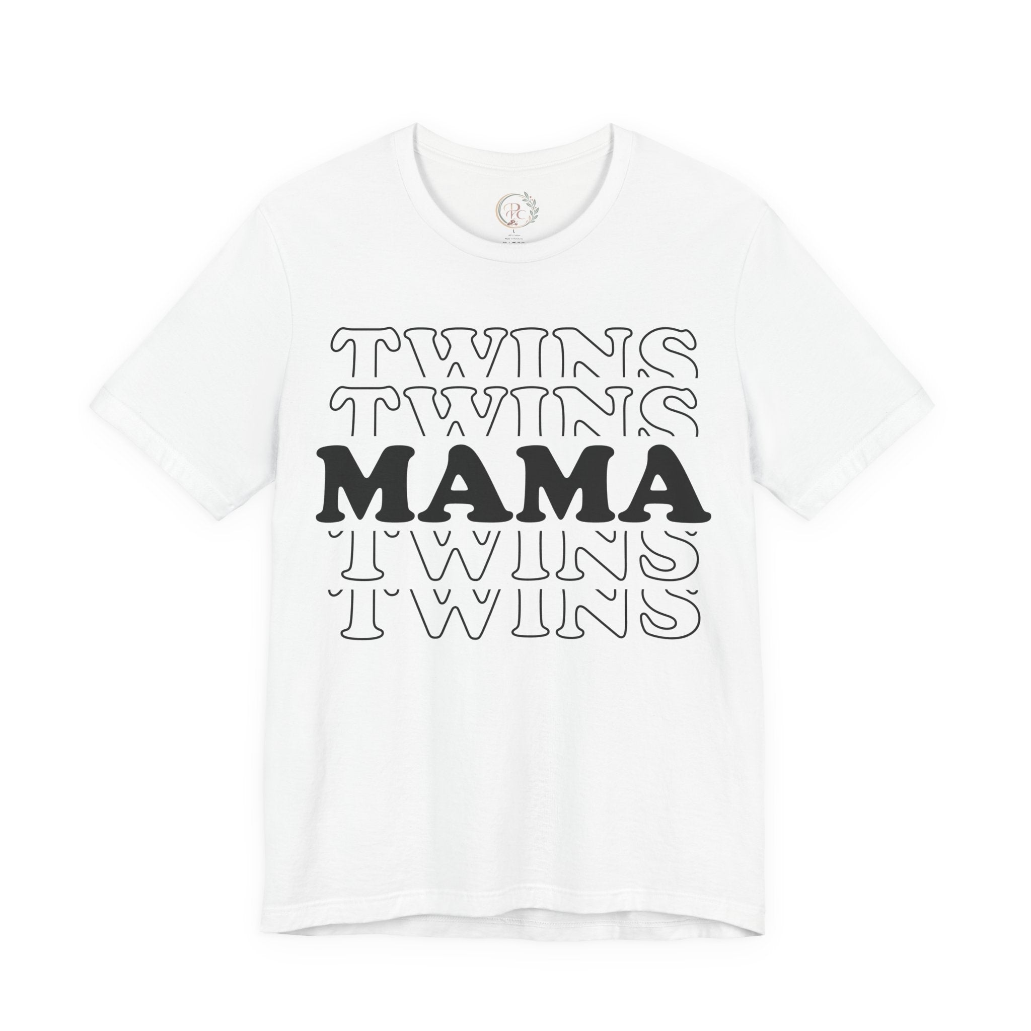 Twins Mama T-Shirt | Stylisches Shirt für Zwillingsmamas | Geschenk für Mama von Zwillingen