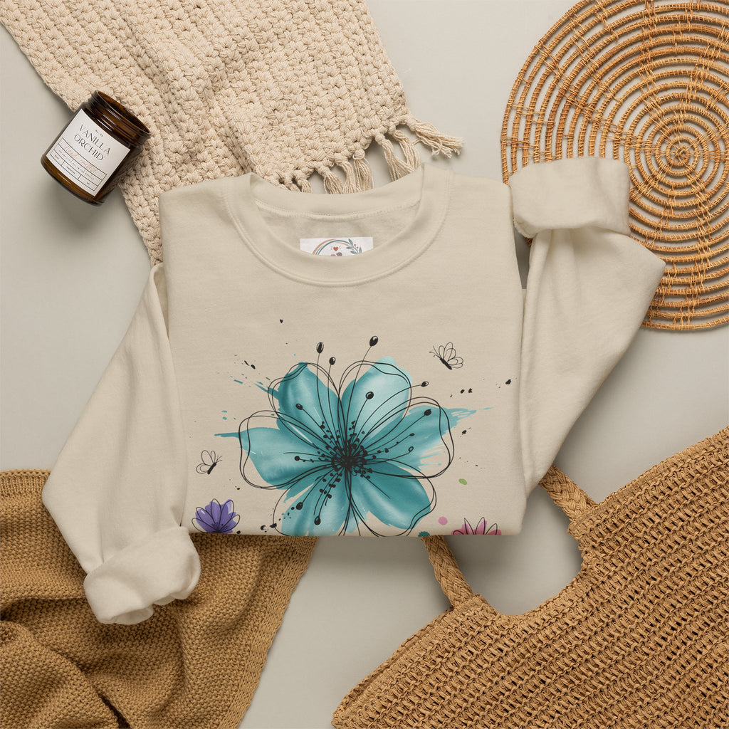 Mama Flower – Zarter Blumen-Sweater für besondere Mamas