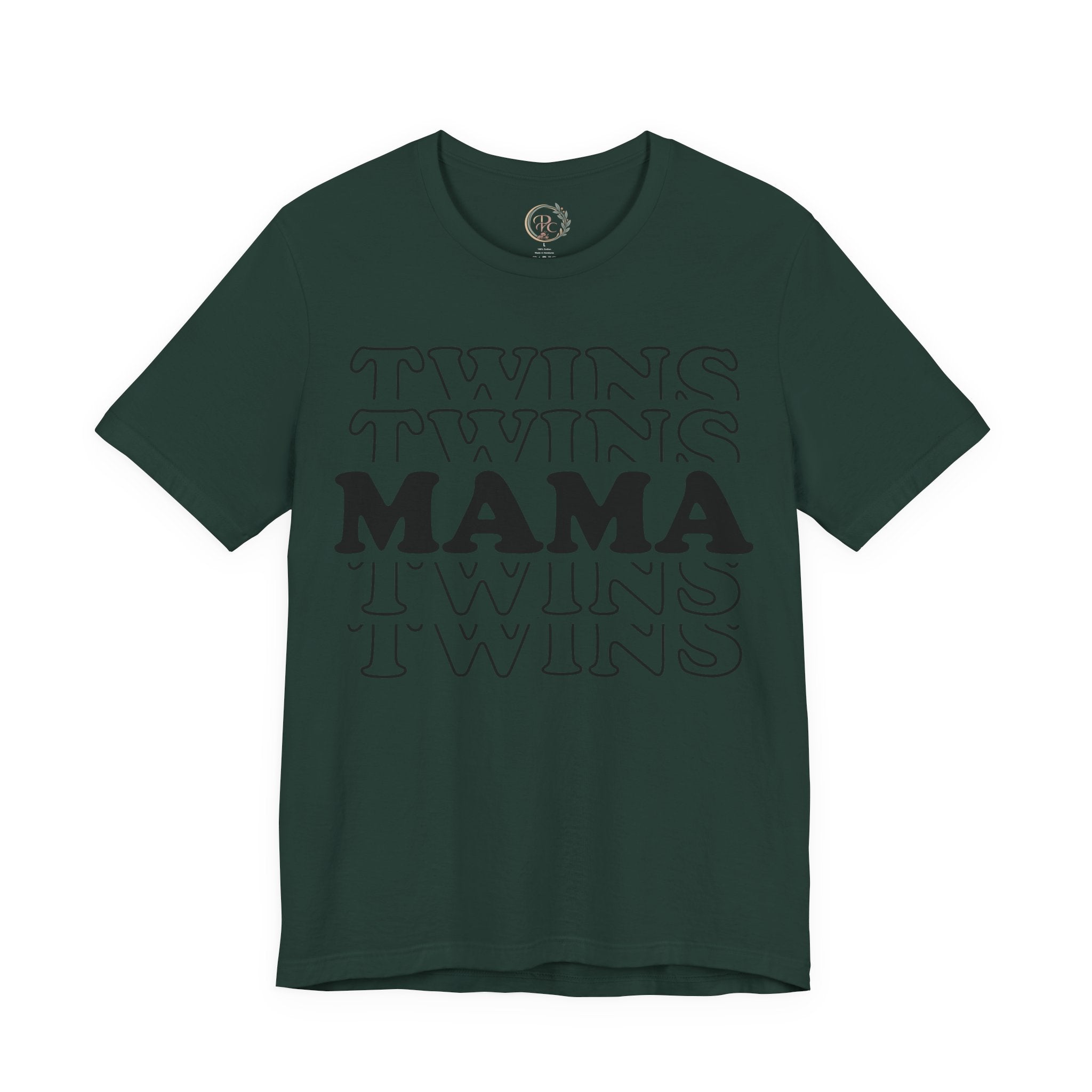 Twins Mama T-Shirt | Stylisches Shirt für Zwillingsmamas | Geschenk für Mama von Zwillingen