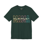 Mama Pastel Outline Shirt – Stylisches Mama T-Shirt mit modernem Retro-Look | Geschenk für Mütter