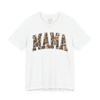 Mama T-Shirt mit Leo-Look und Sternen | Statement Shirt für Mütter