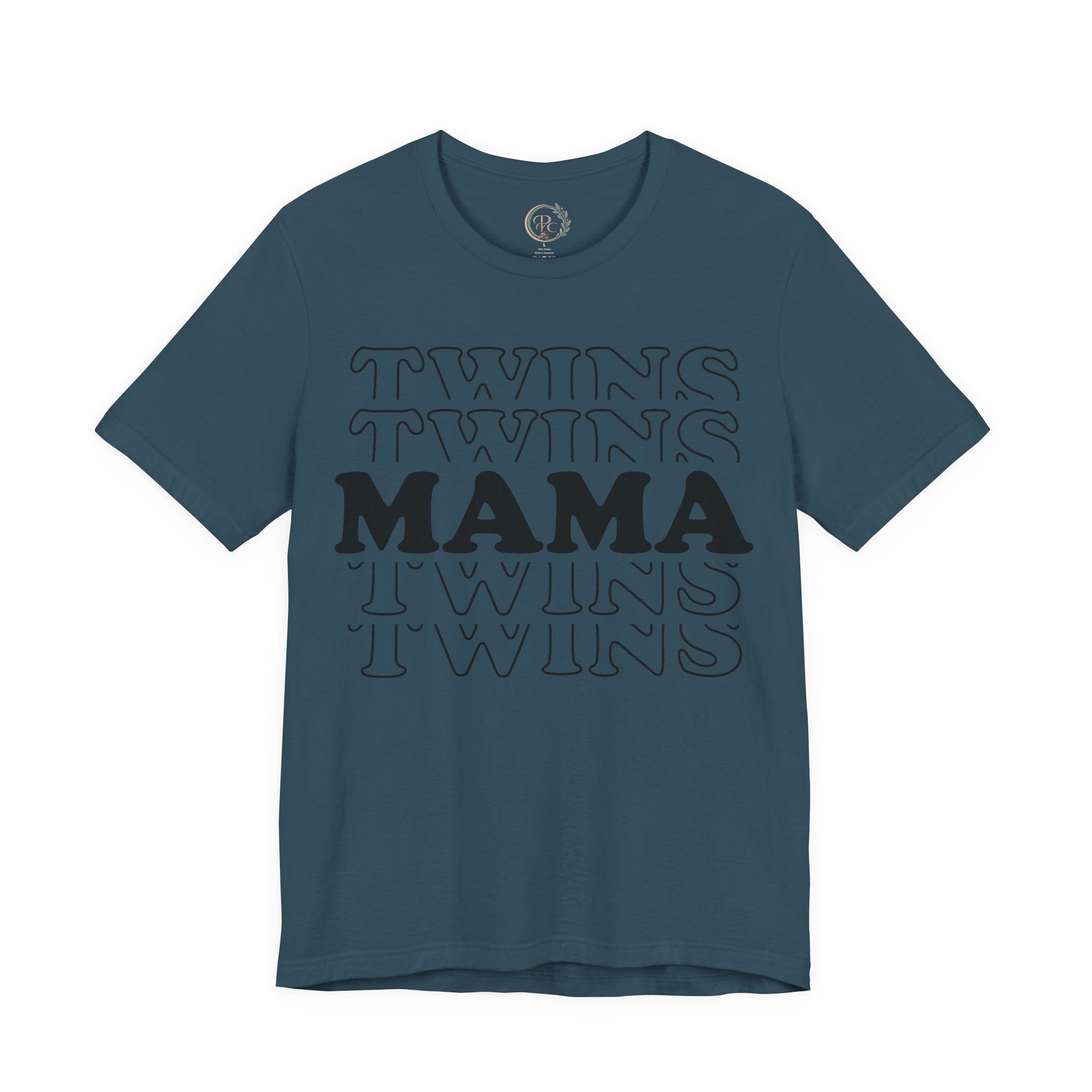 Twins Mama T-Shirt | Stylisches Shirt für Zwillingsmamas | Geschenk für Mama von Zwillingen