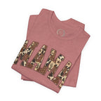 Mama T-Shirt mit Leo-Look und Sternen | Statement Shirt für Mütter