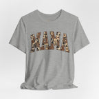 Mama T-Shirt mit Leo-Look und Sternen | Statement Shirt für Mütter