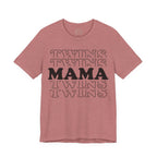 Twins Mama T-Shirt | Stylisches Shirt für Zwillingsmamas | Geschenk für Mama von Zwillingen